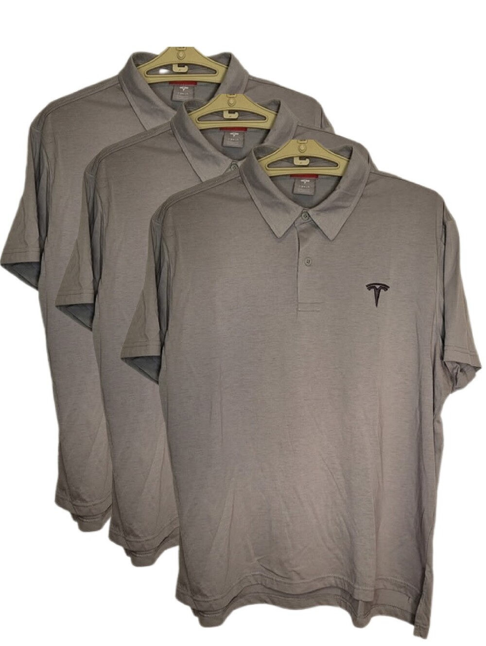 Bundle of Three Tesla Motor Employee Polo Shirts size XL